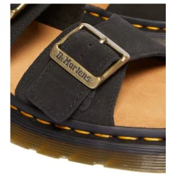 Klapki Dr. Martens JOSEF SLIDE Black EH Suede 41082001