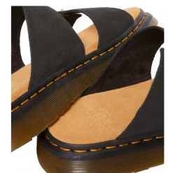 Klapki Dr. Martens JOSEF SLIDE Black EH Suede 41082001