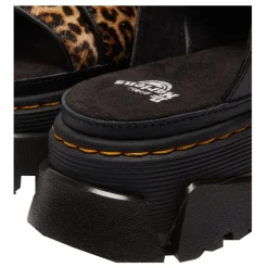 Klapki Dr. Martens MATTISON SLIDE Light Tan Mini Leopard Spot Hair On 41110200