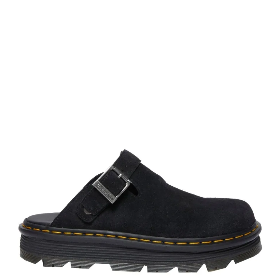 Klapki Dr. Martens ZEBZAG MULE Black EH Suede 31657001