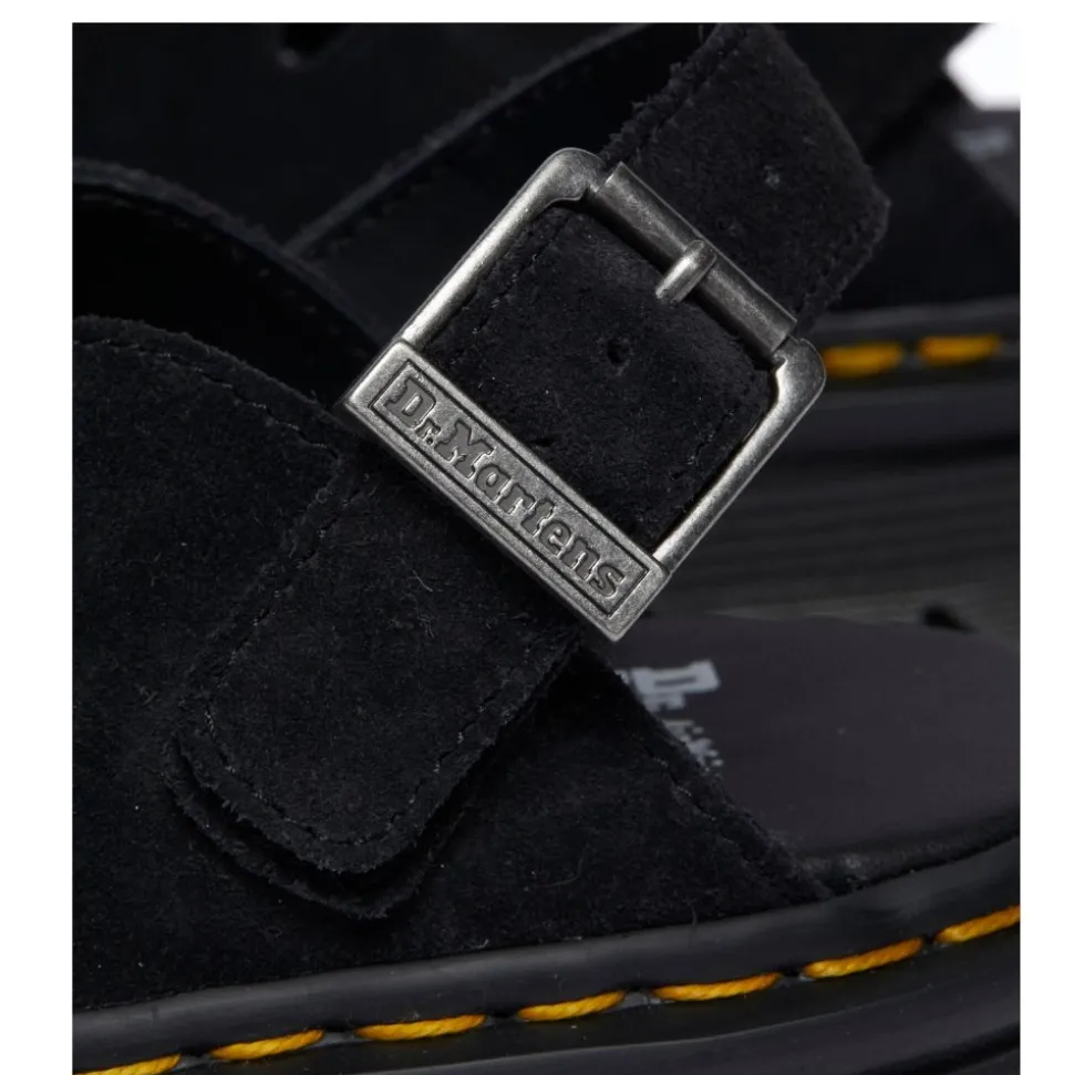 Klapki Dr. Martens ZEBZAG MULE Black EH Suede 31657001