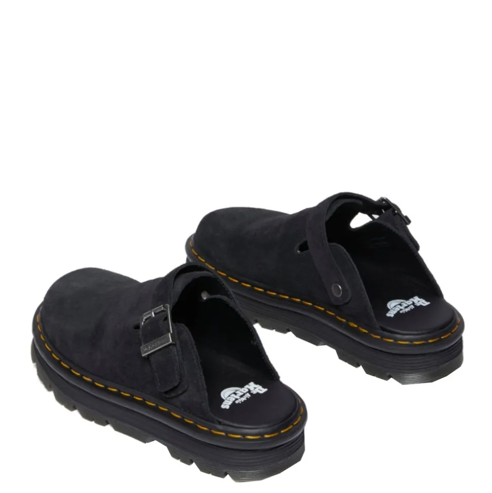 Klapki Dr. Martens ZEBZAG MULE Black EH Suede 31657001