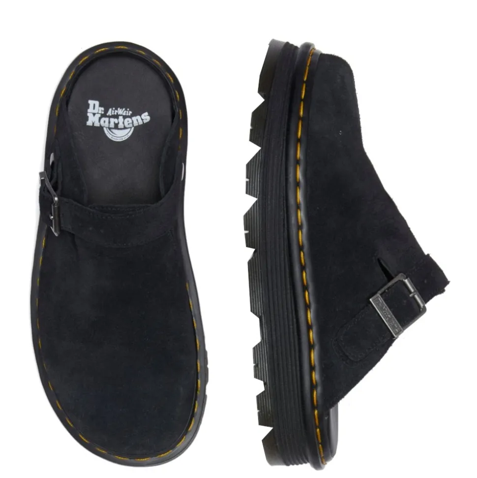 Klapki Dr. Martens ZEBZAG MULE Black EH Suede 31657001