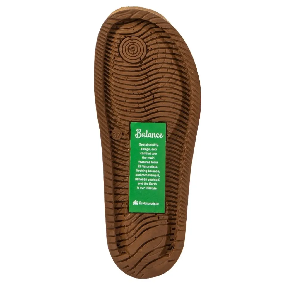 Klapki El Naturalista N5796 BALANCE skórzane brązowy