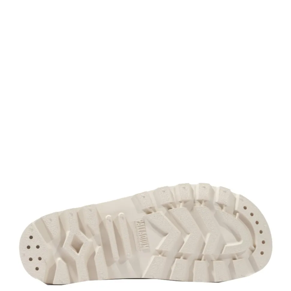 Klapki Palladium PALLADUNE MULE WARM skórzane brązowy 74337-252
