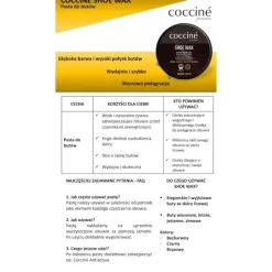 Pasta do skóry licowej naturalny wosk i żywica nadaje barwę i połysk SHOE WAX (40 g)