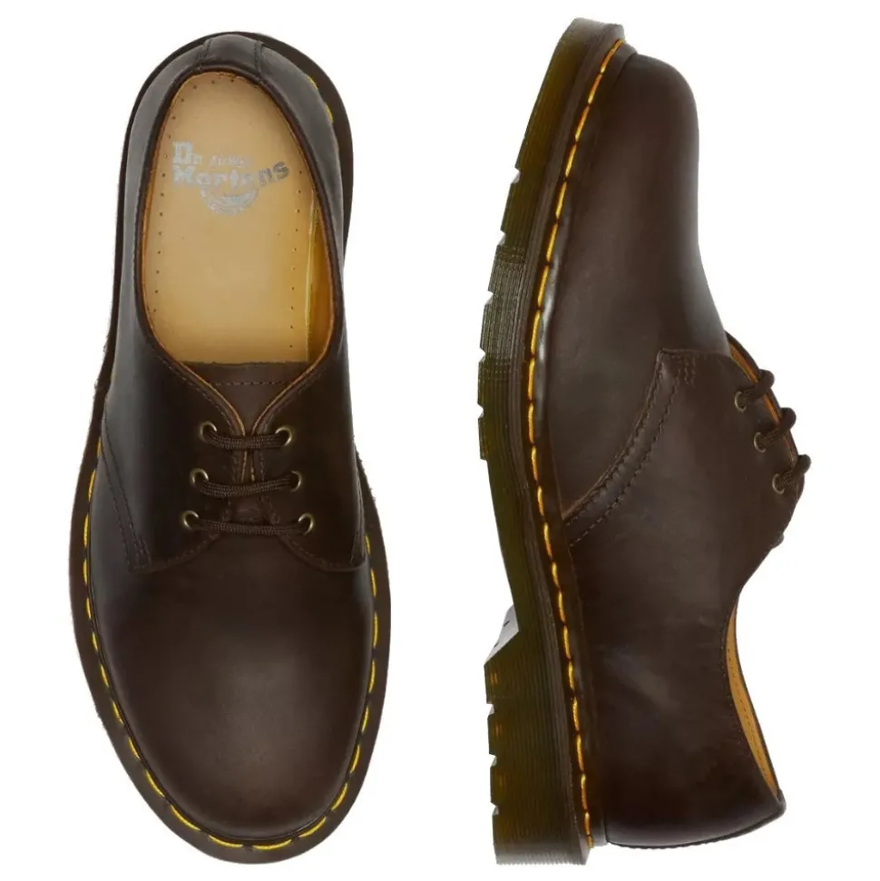 Półbuty Dr. Martens 1461 Dark Brown Crazy Horse 11838201