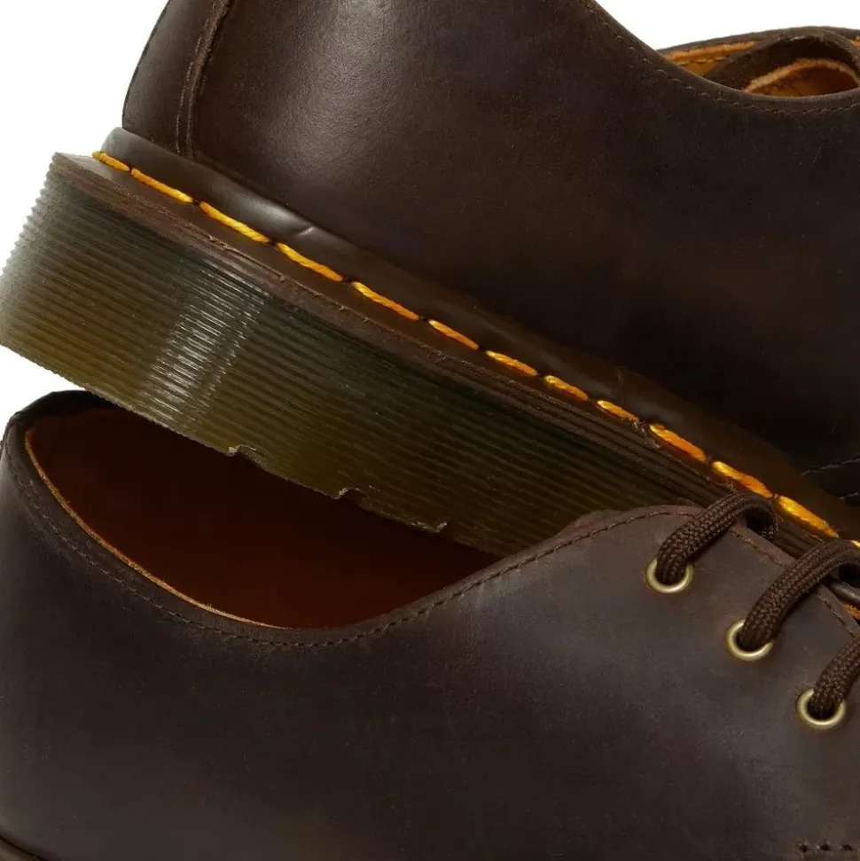 Półbuty Dr. Martens 1461 Dark Brown Crazy Horse 11838201