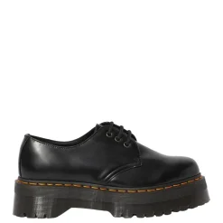 Półbuty Dr. Martens 1461 QUAD PLATFORM Black Polished Smooth 25567001
