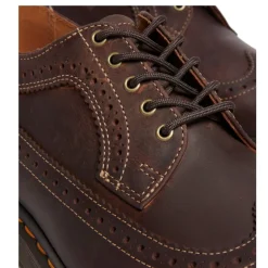Półbuty Dr. Martens 3989 YS Brogue Dark Brown Crazy Horse 40553201
