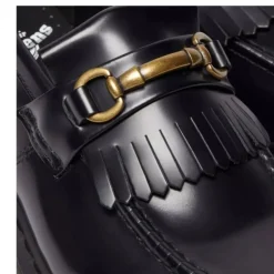 Półbuty Dr. Martens ADRIAN Snaffle Black Polished Smooth 32102001