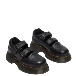Półbuty Dr. Martens BUZZ MJ MARY JANE Black Milled Nappa 41061001