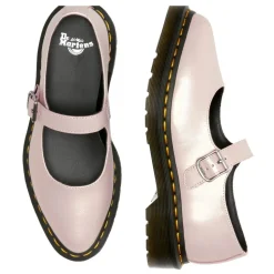 Półbuty Dr. Martens ELPHIE MJ MARY JANE Powder Pink+Gold Shift Leather 41092650
