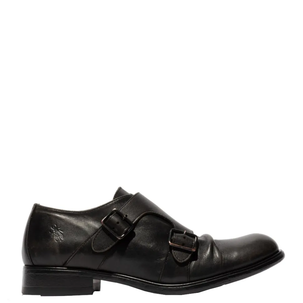 Półbuty męskie Fly London MAXO 145 skórzane czarny P145145000
