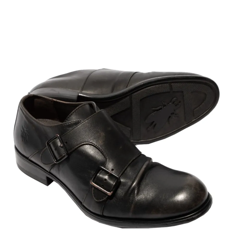 Półbuty męskie Fly London MAXO 145 skórzane czarny P145145000