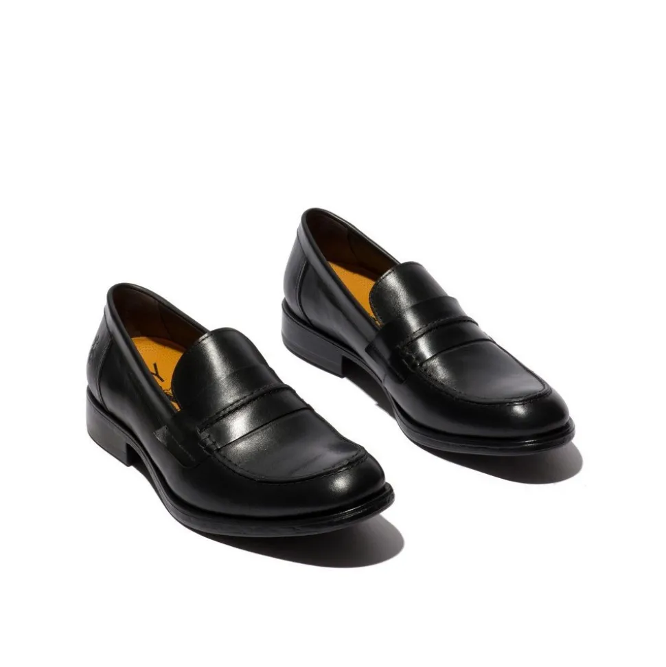 Półbuty męskie Fly London MIND 862 skórzane czarny P144862000