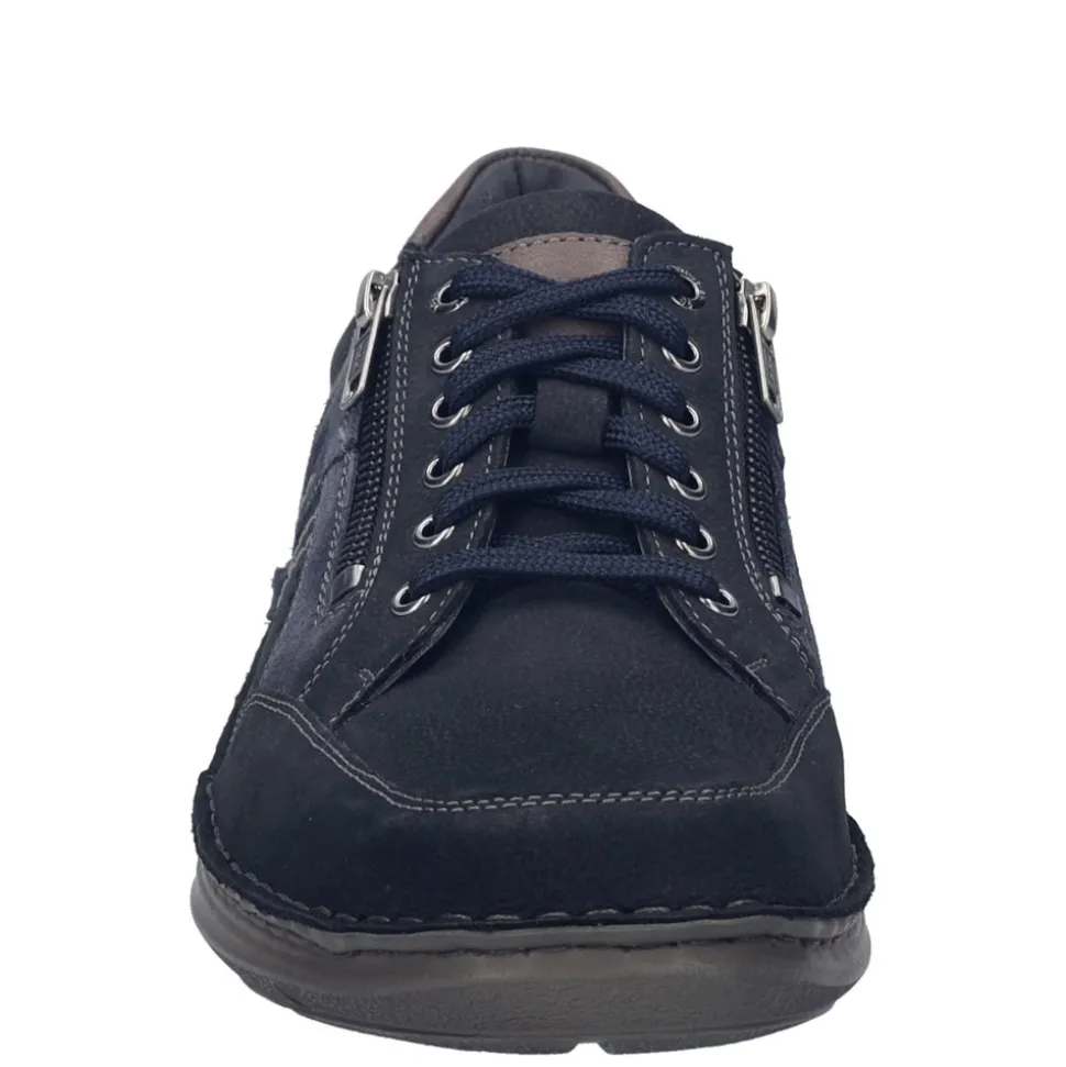 Półbuty męskie Josef Seibel NEW ANVERS 87 skórzane niebieski 44987 TE071 506
