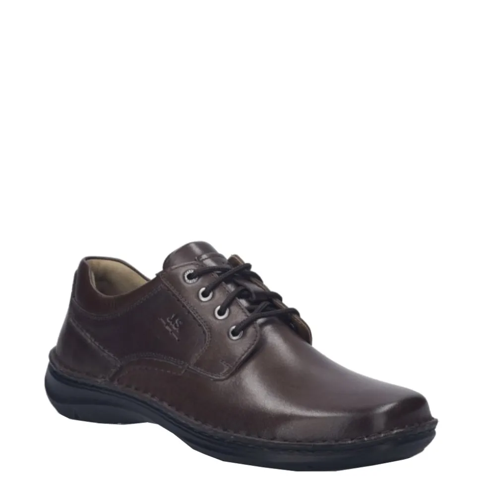 Półbuty męskie Josef Seibel NEW ANVERS 06 skórzane brązowy 44906 859 390