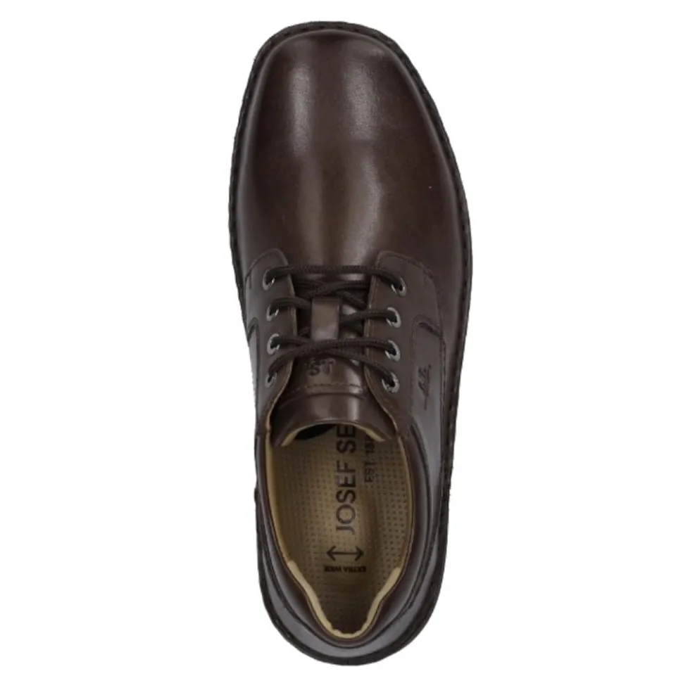 Półbuty męskie Josef Seibel NEW ANVERS 06 skórzane brązowy 44906 859 390