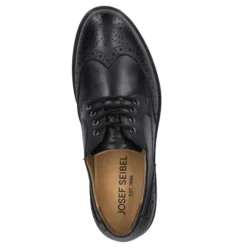 Półbuty męskie Josef Seibel HARRY 07 skórzane czarny 31907 24 100