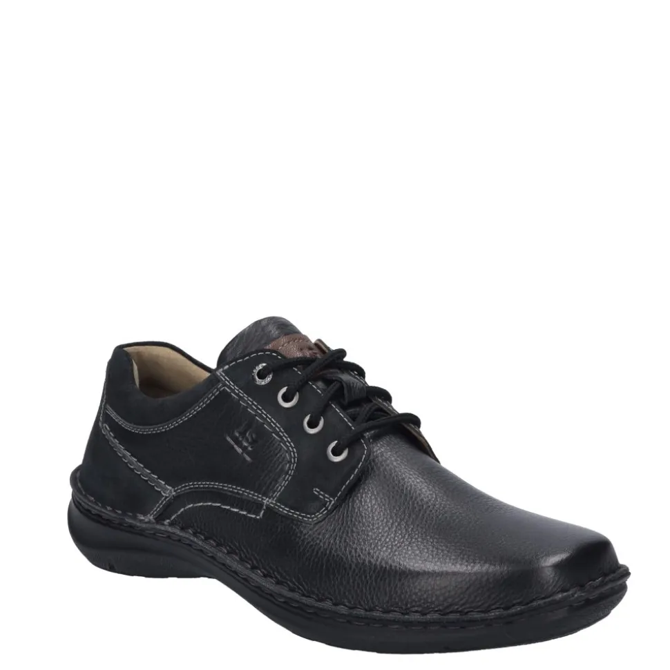Półbuty męskie Josef Seibel NEW ANVERS 06 skórzane czarny 44906 049 100