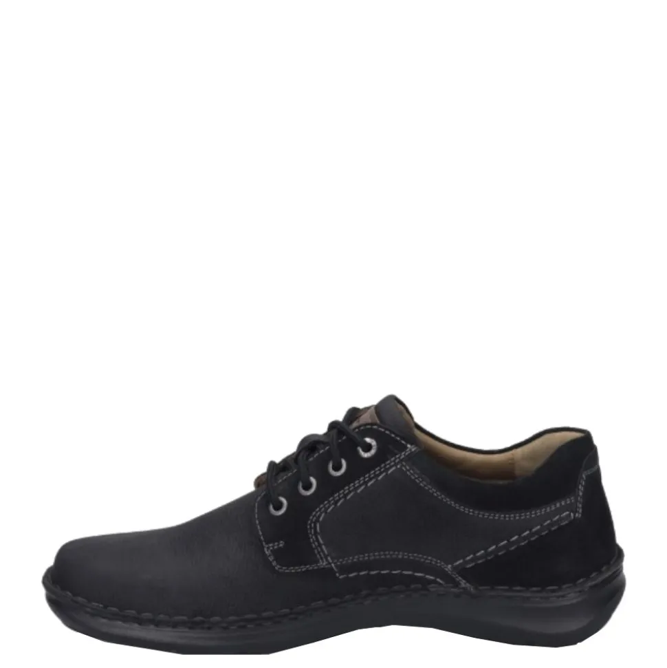 Półbuty męskie Josef Seibel NEW ANVERS 06 skórzane czarny 44906 071 100