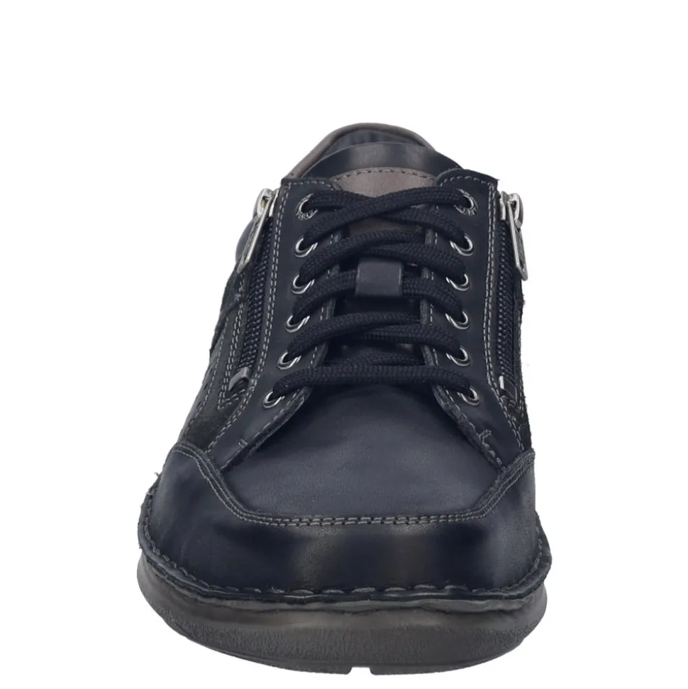 Półbuty męskie Josef Seibel NEW ANVERS 87 skórzane czarny 44987 TE860 101