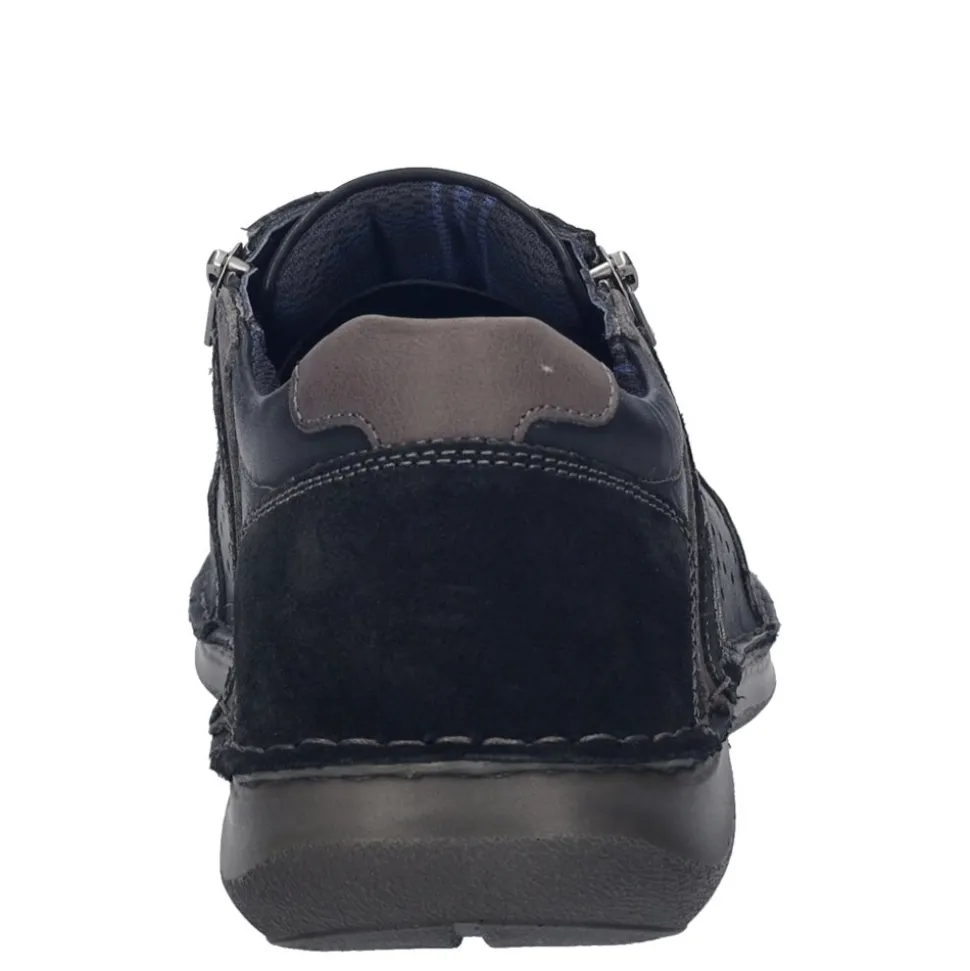 Półbuty męskie Josef Seibel NEW ANVERS 87 skórzane czarny 44987 TE860 101