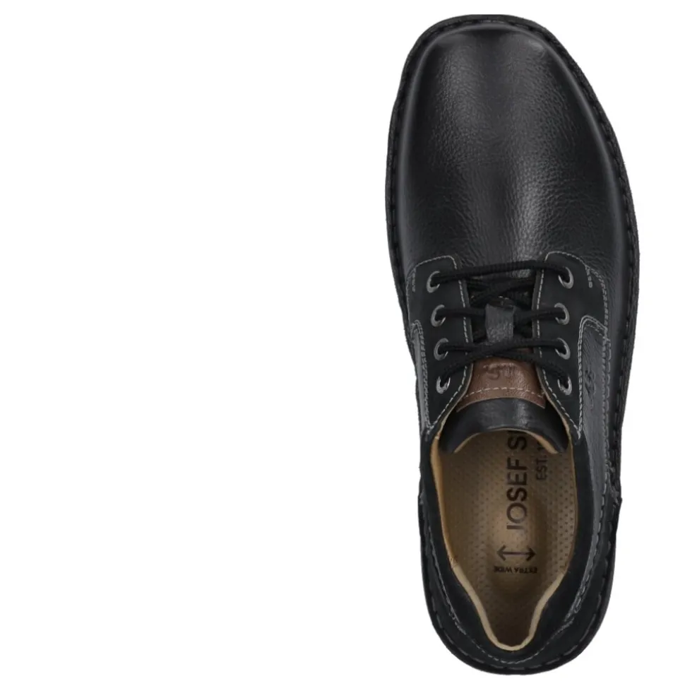 Półbuty męskie Josef Seibel NEW ANVERS 83 skórzane czarny 44983 049 100