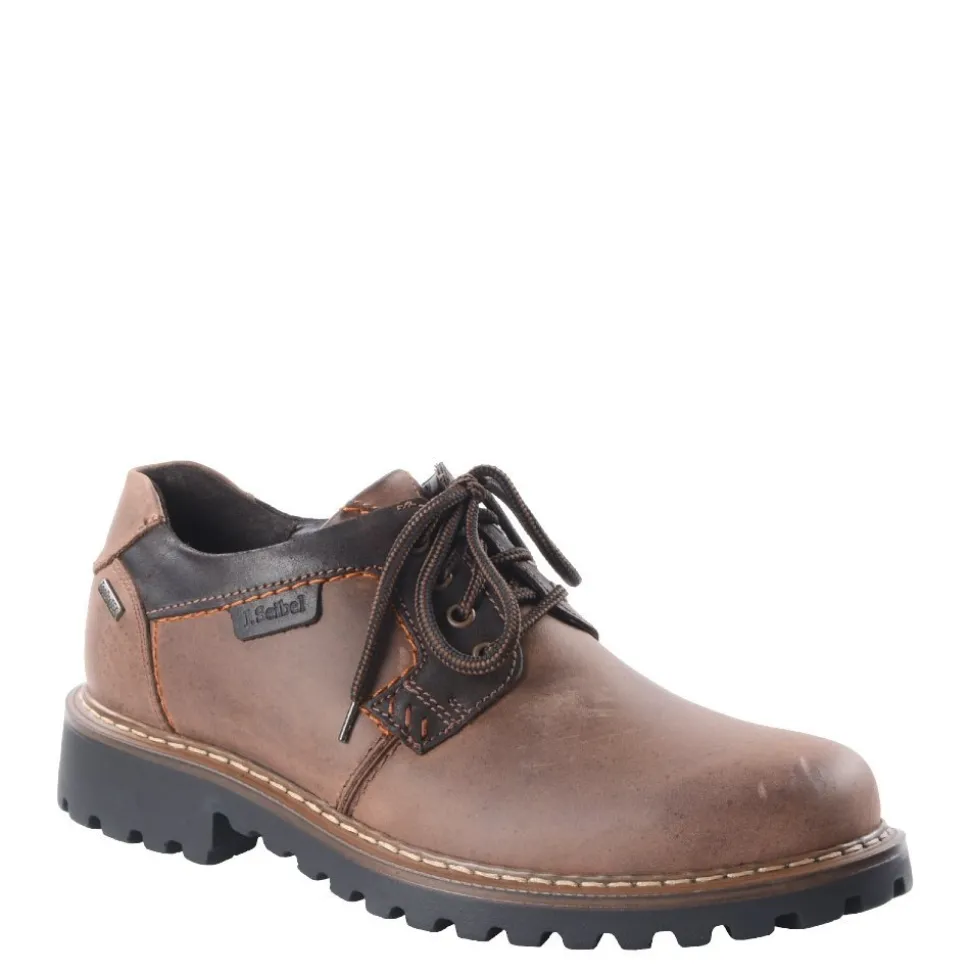 Półbuty męskie Josef Seibel CHANCE 08 skórzane brązowy 21506 JE86 330 TopDryTEX