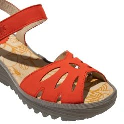 Sandały damskie Fly London YAZI 479 skórzane czerwony P501479002