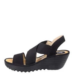 Sandały damskie Fly London YAJI 888 skórzane czarny P500888000