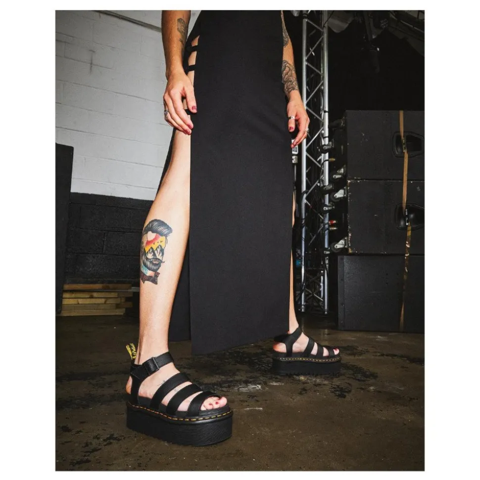 Sandały Dr. Martens BLAIRE QUAD Black Hydro 27296001