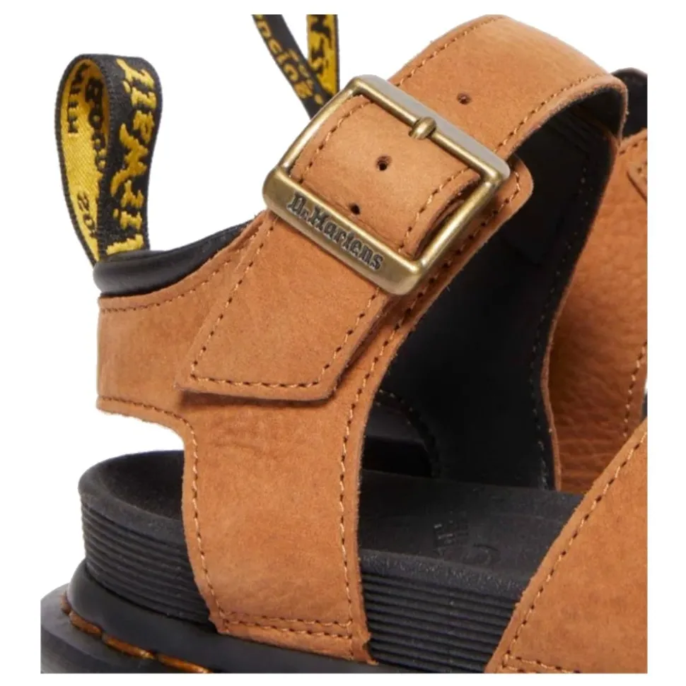 Sandały Dr. Martens BLAIRE Desert Brown Tumbled Nubuck 41123200