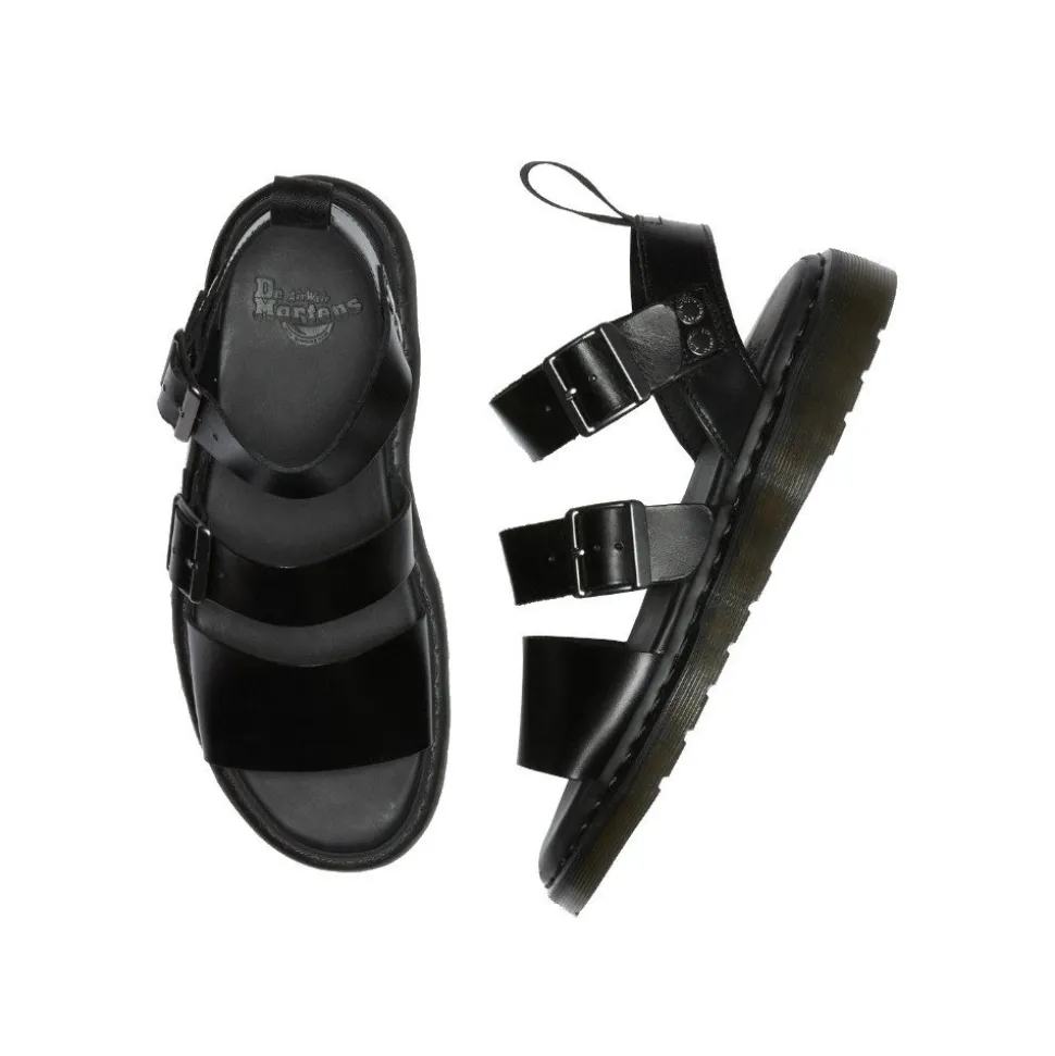 Sandały Dr. Martens GRYPHON Black Brando 15695001