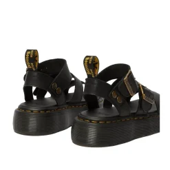 Sandały Dr. Martens GRYPHON QUAD PLATFORM Black Pisa 25720001
