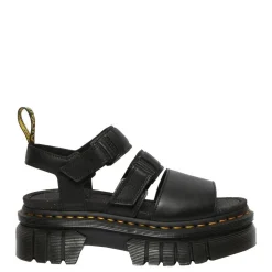 Sandały Dr. Martens RICKI 3-STRAP SANDAL Black Nappa Lux 27405001