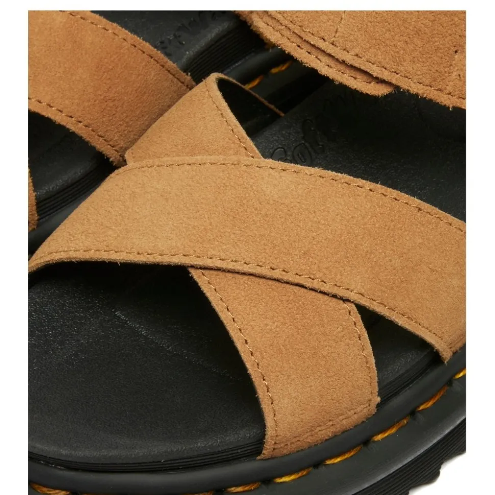 Sandały Dr. Martens VOSS II Tan VT EH Suede 40930200
