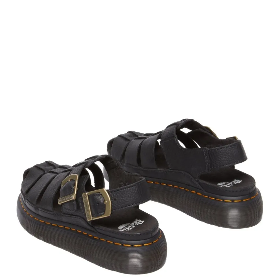 Sandały Dr. Martens WRENLIE Black Grizzly 31524001