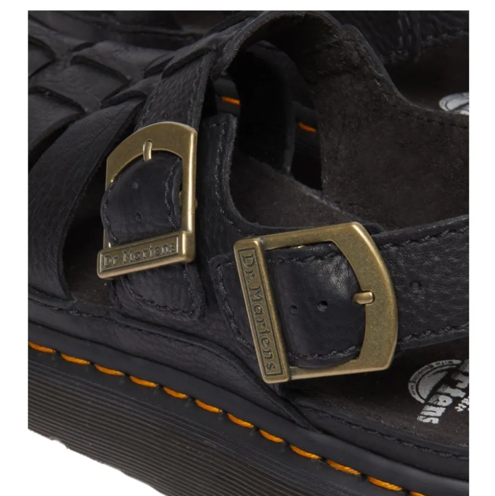 Sandały Dr. Martens WRENLIE Black Grizzly 31524001