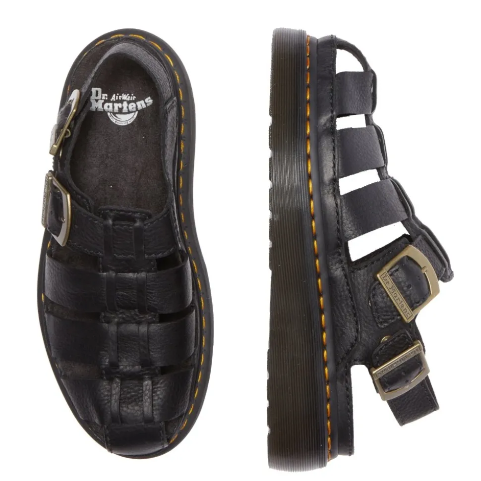 Sandały Dr. Martens WRENLIE Black Grizzly 31524001
