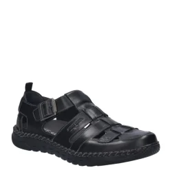 Sandały męskie Josef Seibel WILSON 08 skórzane czarny 42708 859 105