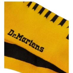 Skarpety Dr. Martens DOUBLE DOC SOCKS Organic Cotton Blend Yellow Black AC742756