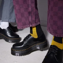 Skarpety Dr. Martens DOUBLE DOC SOCKS 3-PACK Black White Yellow AD057002
