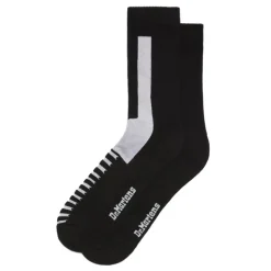 Skarpety Dr. Martens DOUBLE DOC SOCKS Organic Cotton Blend Black White AC742003