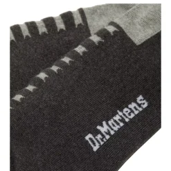 Skarpety Dr. Martens DOUBLE DOC SOCKS Organic Cotton Blend Black AC742010