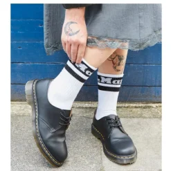 Skarpety Dr. Martens SOCKS ATHLETIC LOGO Organic Cotton Blend White AC681104