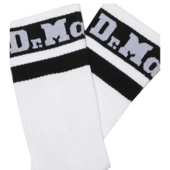 Skarpety Dr. Martens SOCKS ATHLETIC LOGO Organic Cotton Blend White AC681104