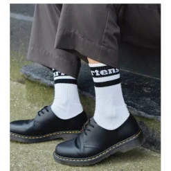Skarpety Dr. Martens SOCKS ATHLETIC LOGO Organic Cotton Blend White AC681104