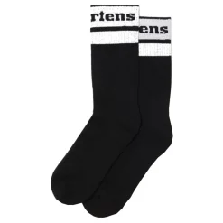 Skarpety Dr. Martens SOCKS ATHLETIC LOGO Organic Cotton Blend Black AC681006